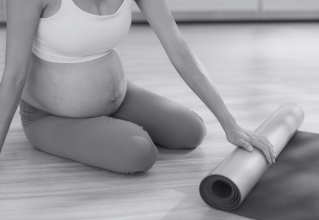 Train de bekkenbodem tijdens pregnancy training bij BEYOND Amsterdam
